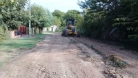 Nivelado en calles del Barrio Obrero