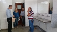 El intendente recorrió obras en la Escuela Técnica realizada con el Fondo Educativo