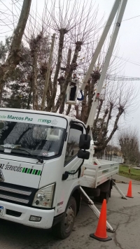 Reparación de luminarias en el casco urbano