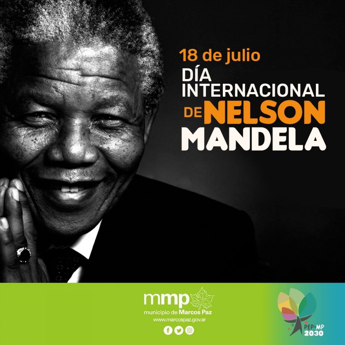 18 de julio: Día Internacional de Nelson Mandela.