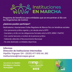 Instituciones En Marcha