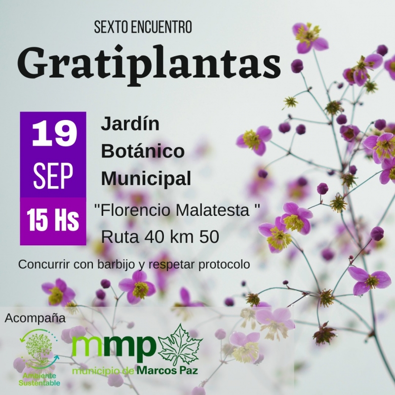 Nueva edición de Gratiplantas