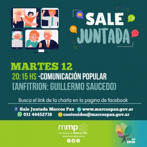 Cronograma &quot;Sale Juntada&quot; día 12/05