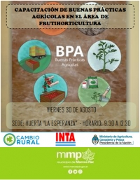 Capacitación en Buenas Prácticas Agrícolas