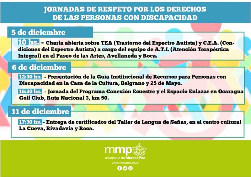 Jornadas de Respeto por los Derechos de las Personas con Discapacidad