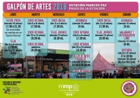 Nuevos horarios y actividades del Galpón de las Artes