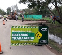 Zanjeo y mejoras viales en Italia y Córdoba del barrio Güemes