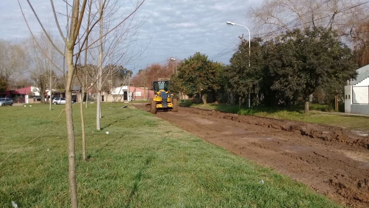 Nivelado de calles en La Paz