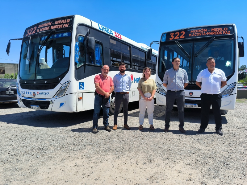 Presentación de nuevos recorridos de la Línea 322