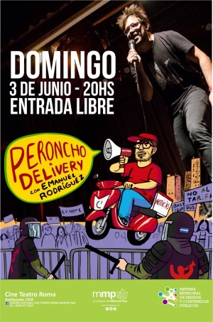 El domingo 3 de junio vuelve PERONCHO DELIVERY  a Marcos Paz