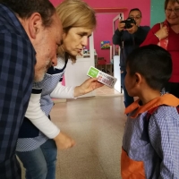 El intendente visitó el Jardín de Infantes N°907 del barrio El Zorzal