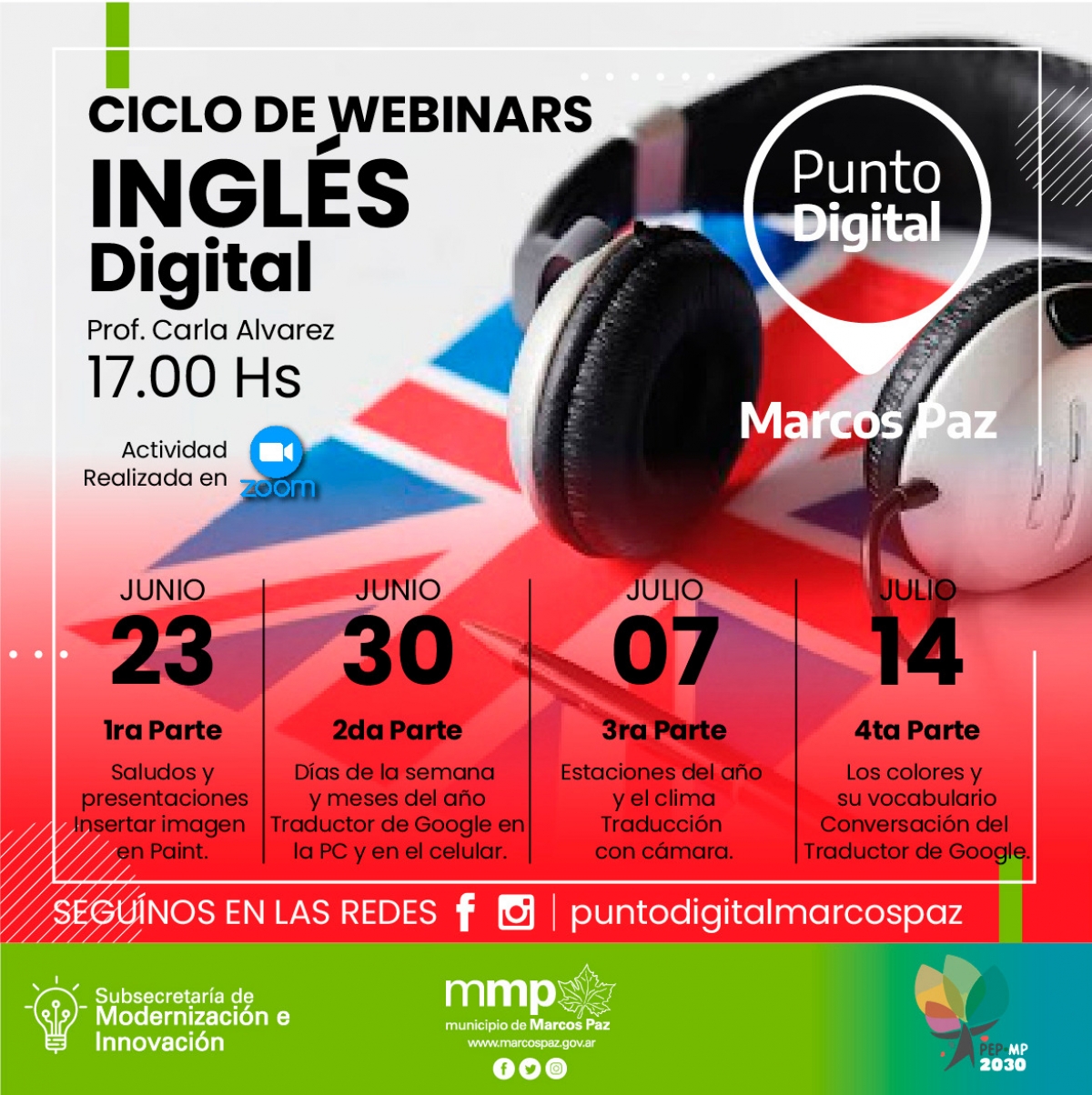 Ciclo de webinars