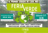 Nueva edición de la Feria Verde, el 7 de julio