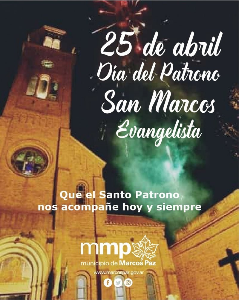 25 de abril: Día del Patrono San Marcos