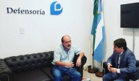 El intendente Curutchet se reunió con el Defensor del Pueblo de la Provincia