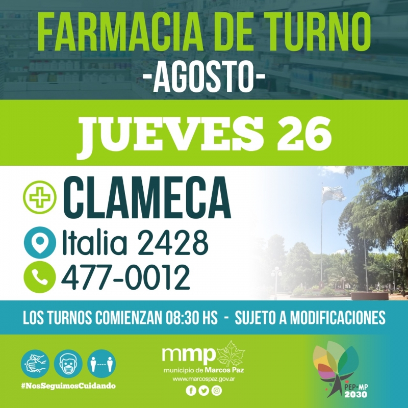 #FarmaciaDeTurno