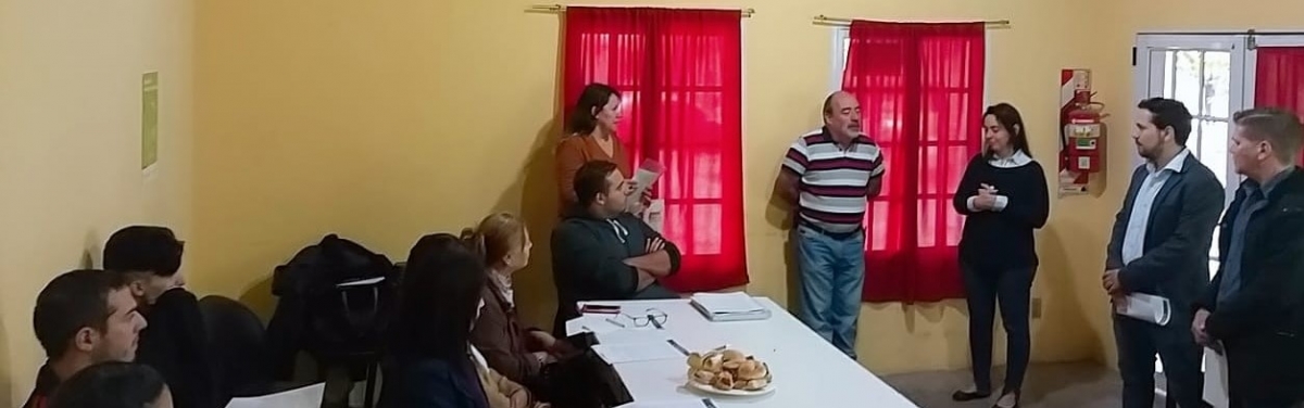 Reunión del intendente Curutchet con emprendores y emprendedoras locales