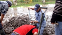 Trabajos en Alsina y Alvear