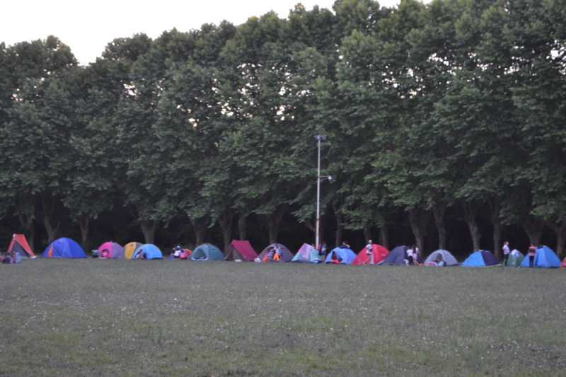 Campamento de los Centro Deportivos Barriales junto a las UMIs