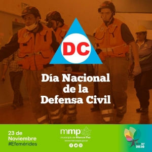 23 de noviembre: Día de la Defensa Civil.