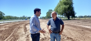 Recorrida de obras junto al Ministro Leonardo Nardini