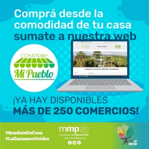 Compra en la plataforma &quot;Compro en mi Pueblo&quot;.