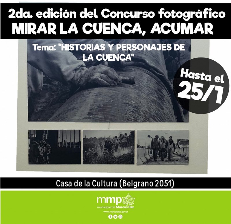 Muestra del Concurso Fotográfico “MIRAR LA CUENCA, ACUMAR”