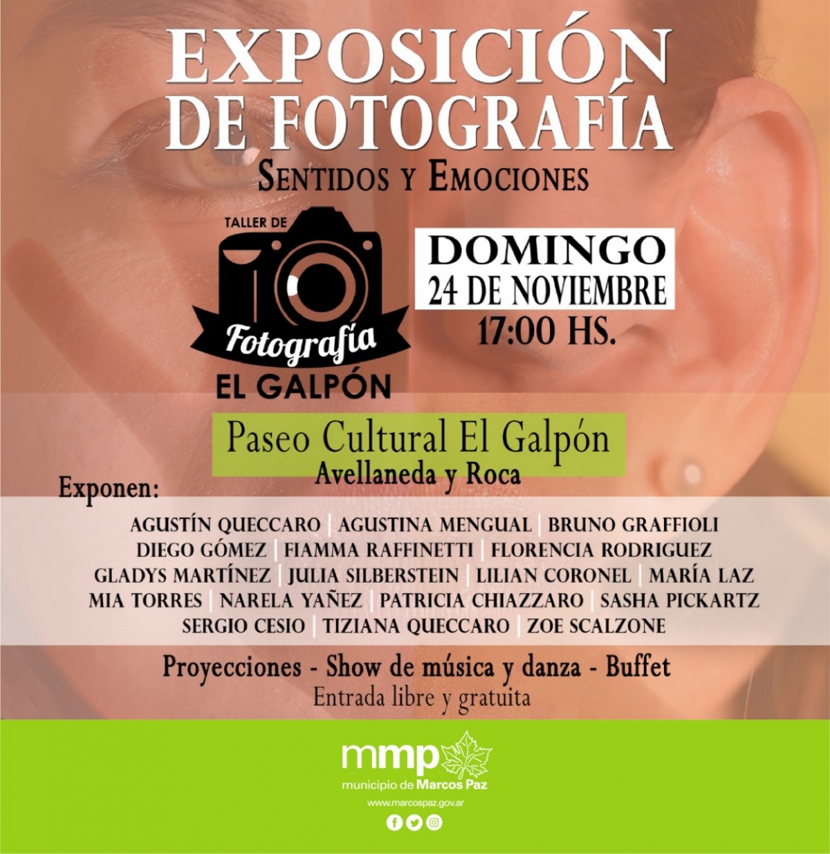 Exposición “SENTIDOS Y EMOCIONES” del Taller de Fotografía El Galpón