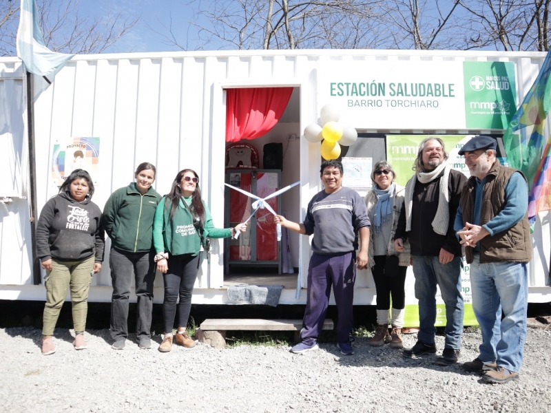 Nueva estación saludable en el barrio Torchiaro