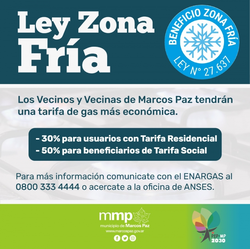 Ley Zona Fría