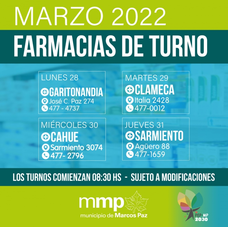 #FarmaciaDeTurno