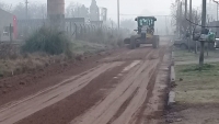 Nivelado y entoscado de Madrid en el barrio 202 Viviendas