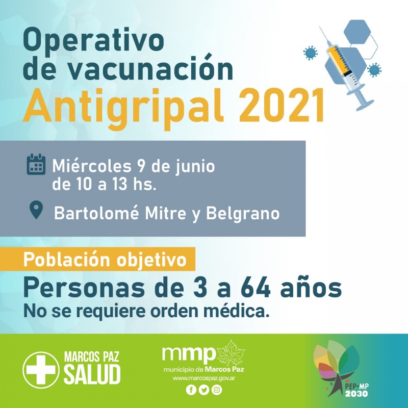 Operativo de Vacunación Antigripal