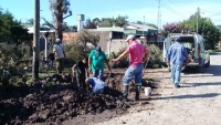 Continúan los trabajos del área de Servicios Sanitarios