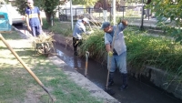 Limpieza de canal pluvial