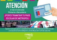 Pase escolar de La Nueva Metropol