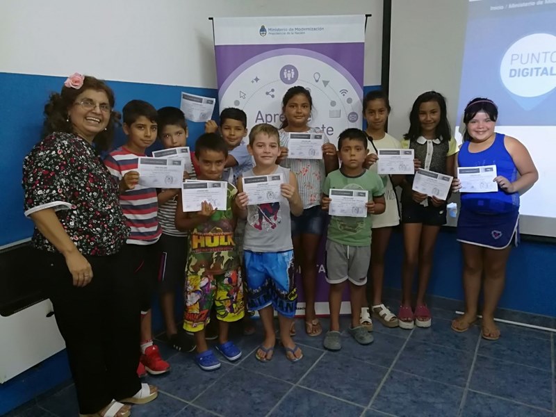 Finalizó el Taller de Operador de PC Kids