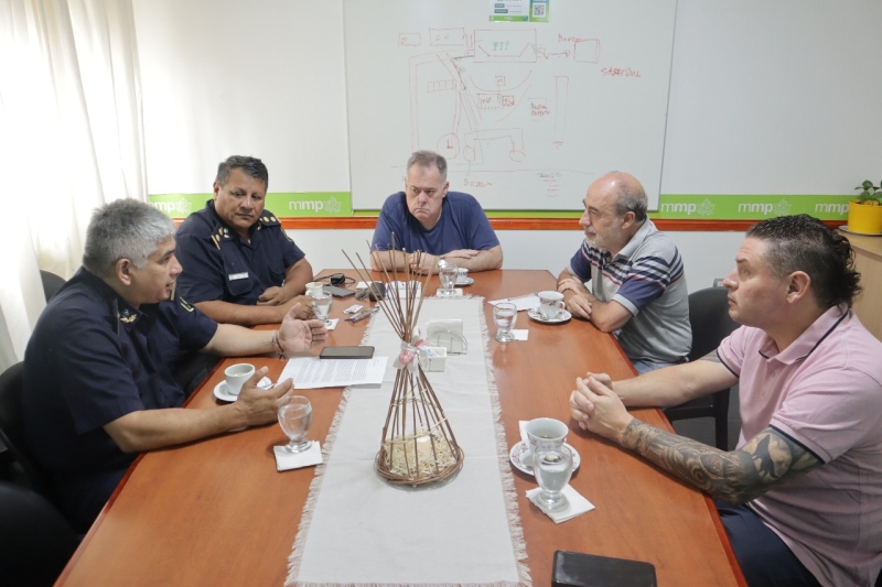 Reunión con la Policía Comunal