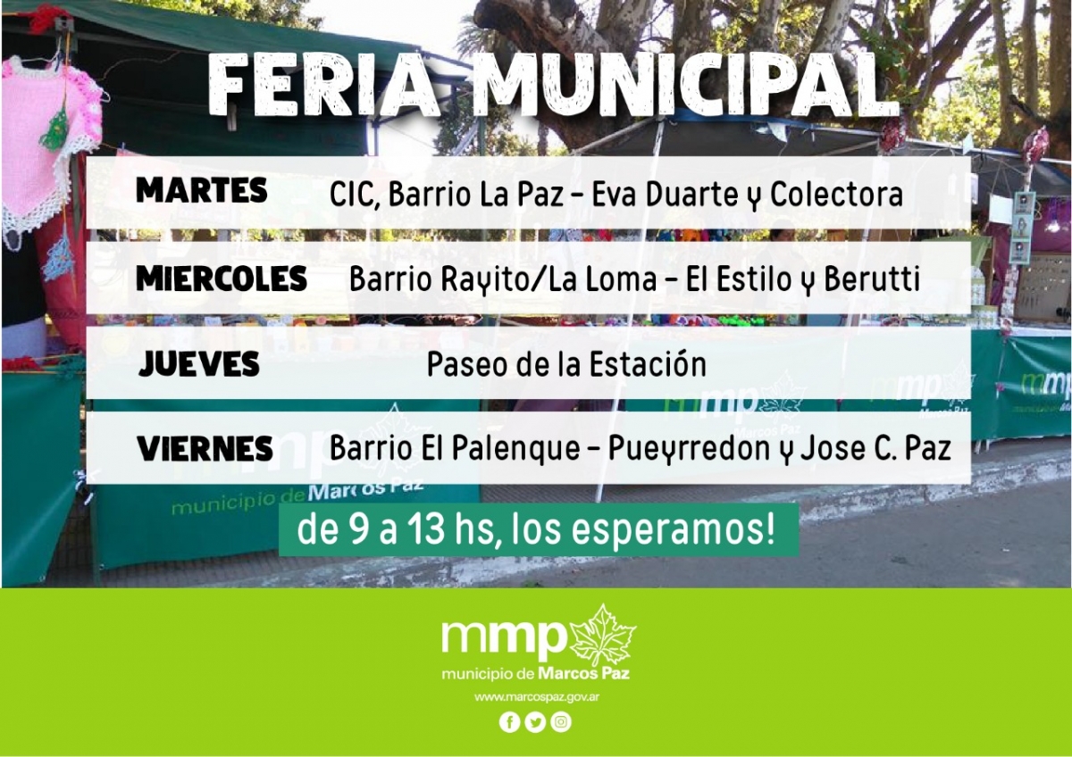 La Feria Municipal recorre los barrios