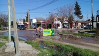 Zanjeo y limpieza de desagües en La Loma