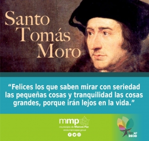 22 de junio: Día de Santo Tomás Moro.