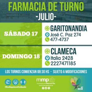 #FarmaciaDeTurno