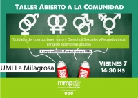 Taller &quot;Cuidado del cuerpo, buen trato y Derechos Sexuales y Reproductivos&quot;