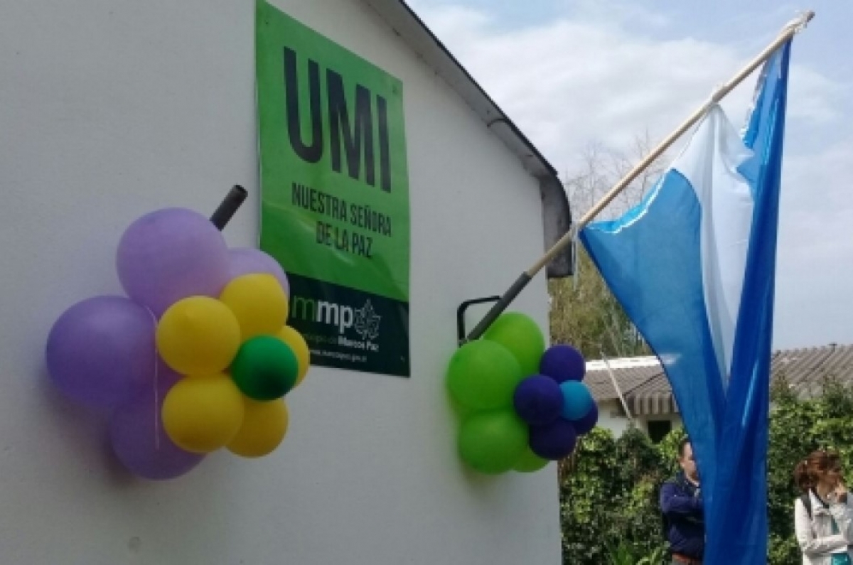 Inauguracion de UMI en el barrio La Paz