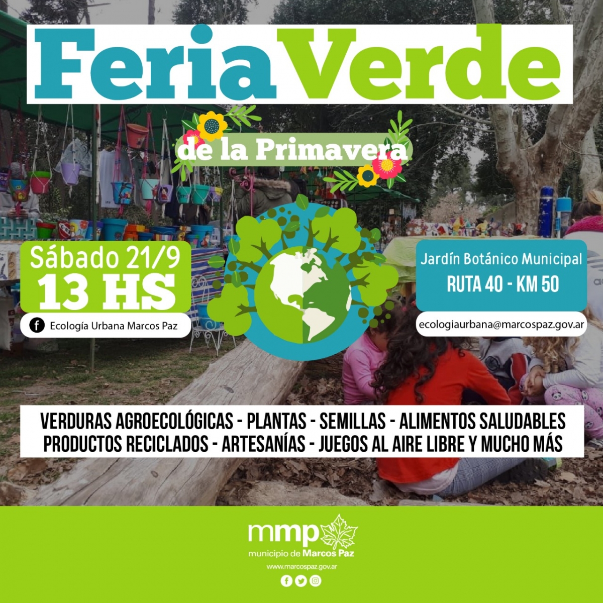 Llega la Feria Verde de la Primavera al Jardín Botánico Municipal