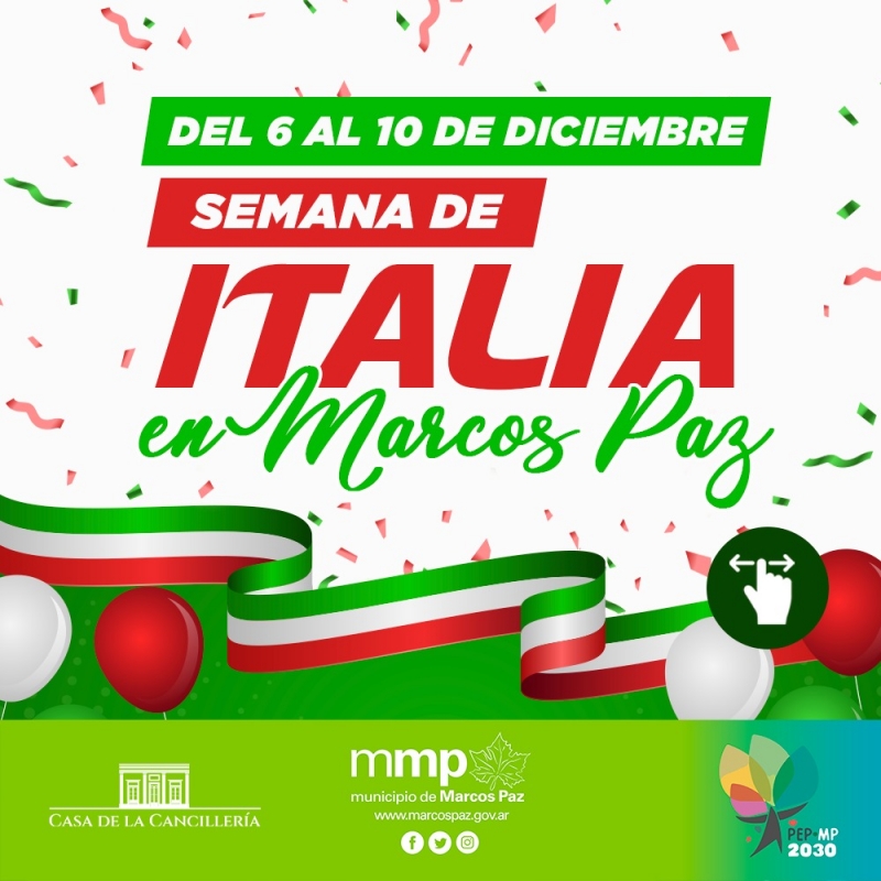 Semana de Italia en Marcos Paz