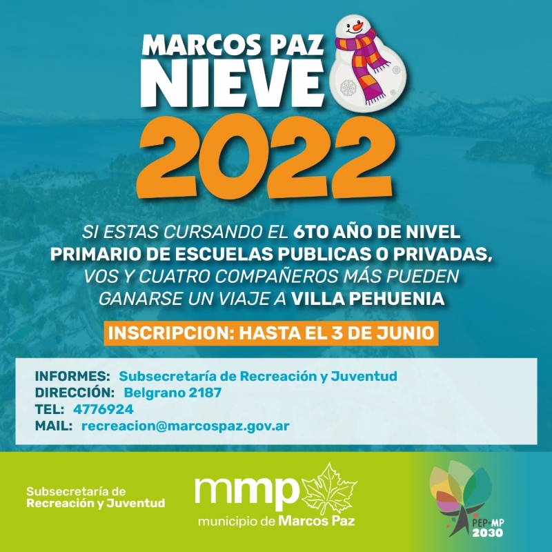 Marcos Paz Nieve 2022