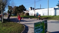 Limpieza de desagües pluviales en el casco urbano