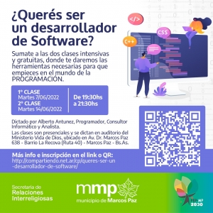 ¿Querés ser un desarrollador de software?