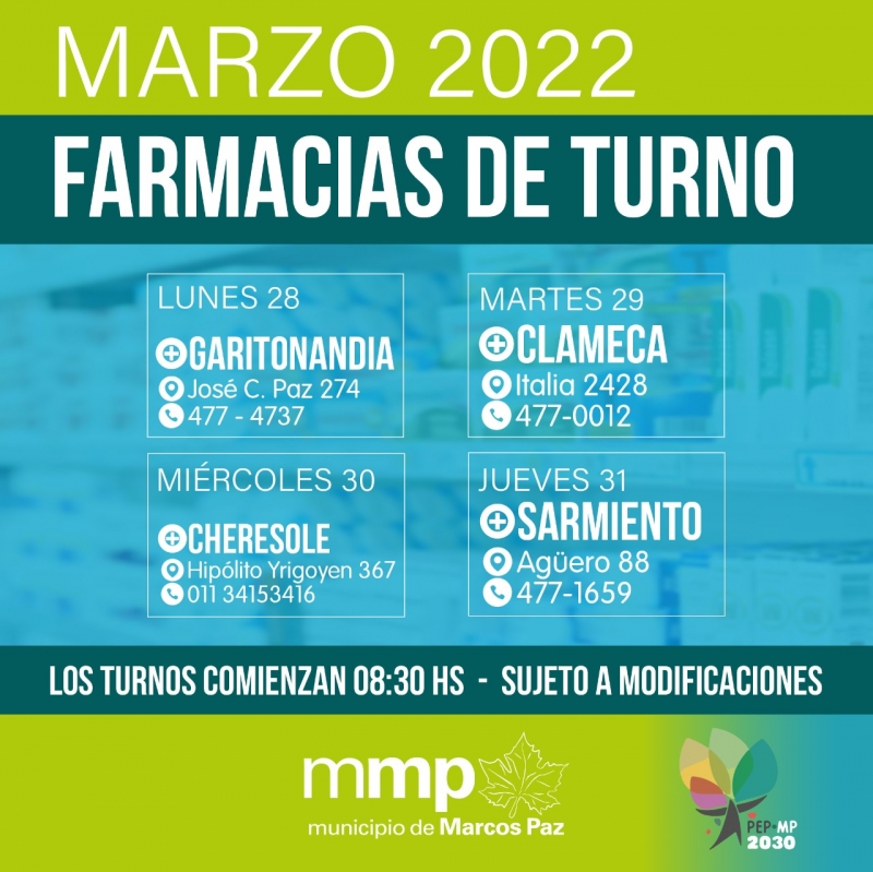 #FarmaciaDeTurno